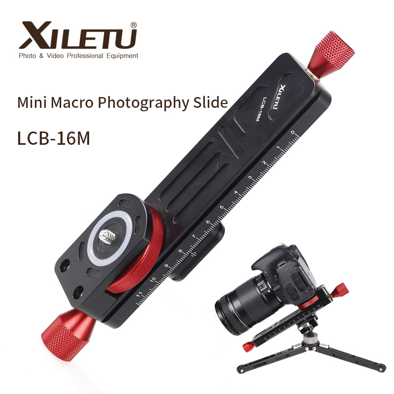 Camera Slider Rail - XILETU LCB-16M Mini Macro Photography Rail