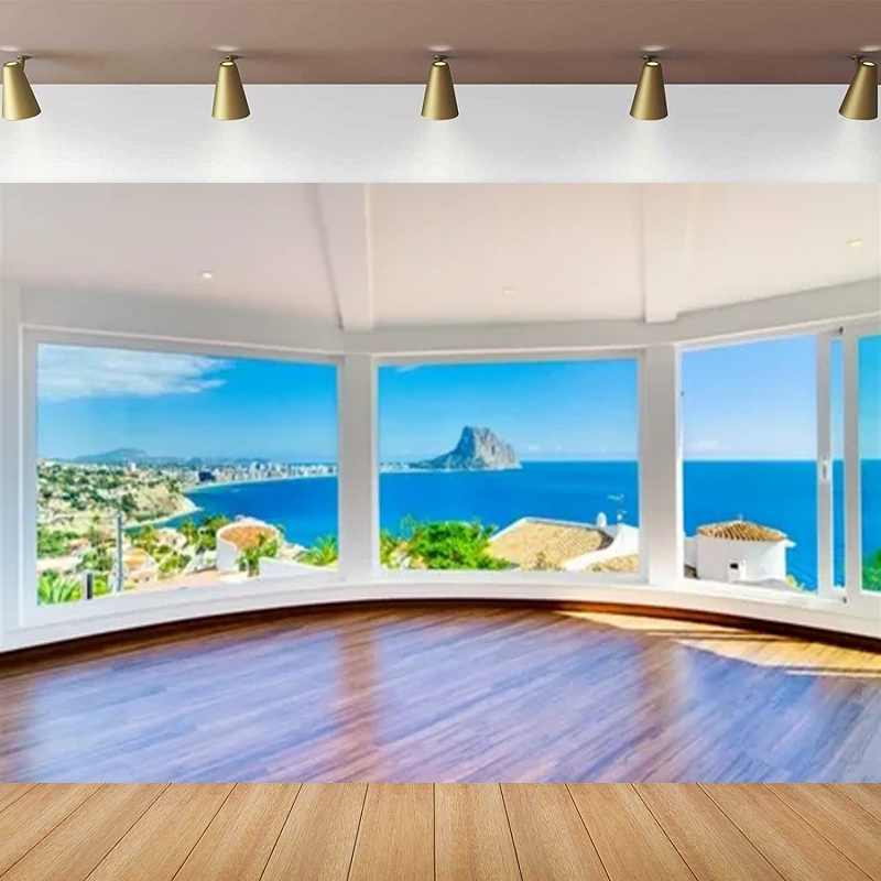 Photography Online - Online Meetings Office Photography Backdrop Modern
