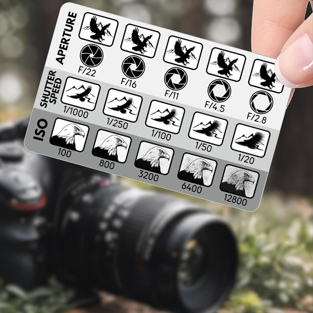 Photography Triangle - L77A 2Pcs DSLR Photography Composition View