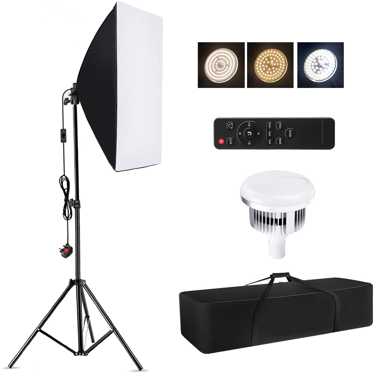 Photography Treatment - Camnoon Studio Photography Light kit Softbox