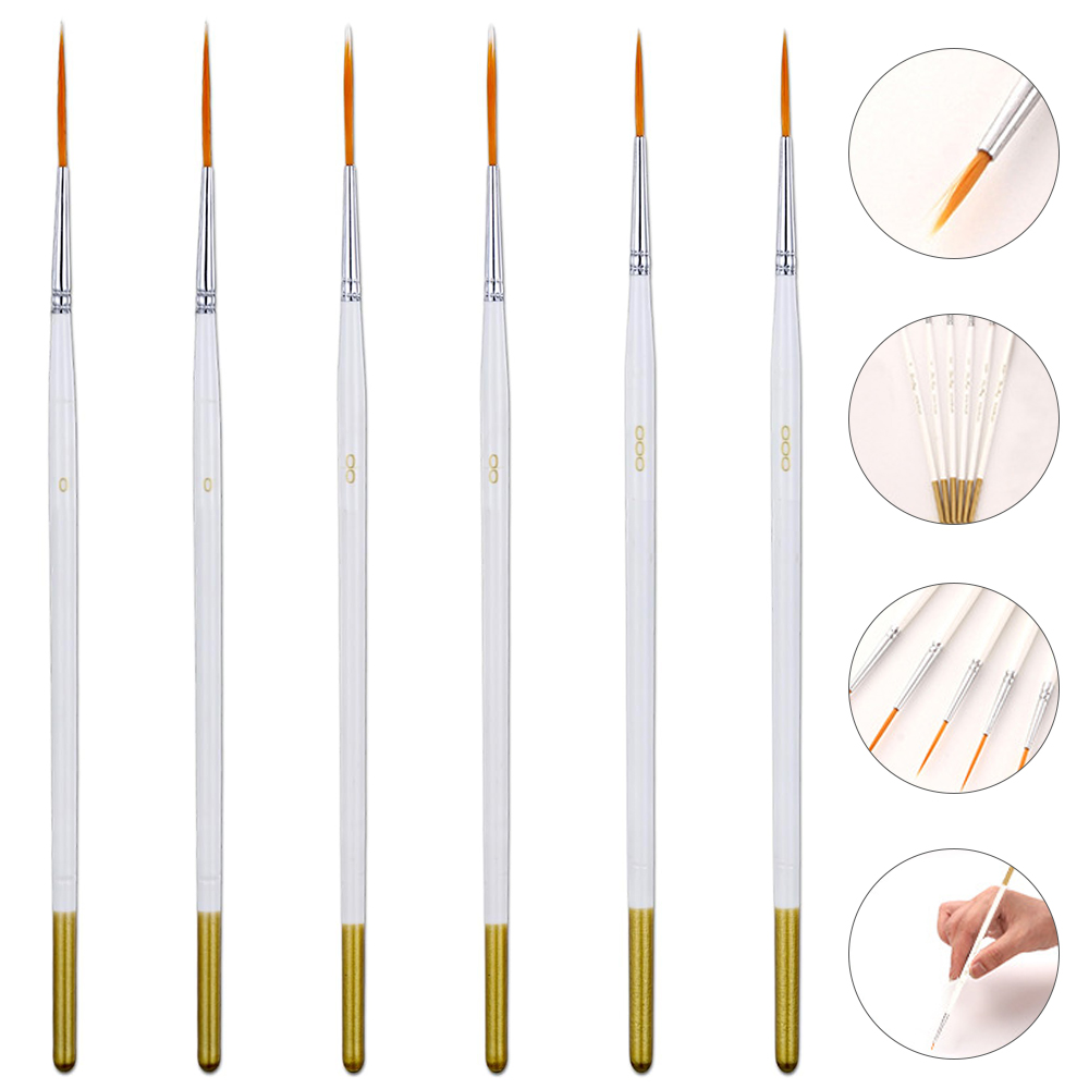Photography Fine Art - 6pcs/set Script Paint Brushes Painting Fine