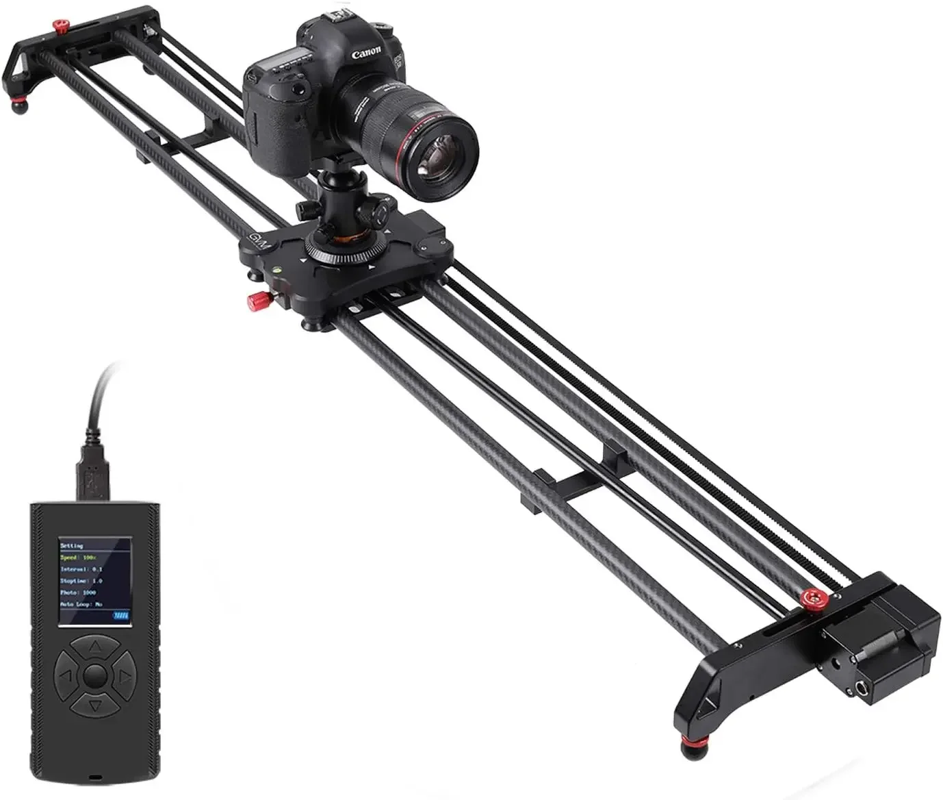Camera Slider Rail - GVM GR 80QD Professional Carbon Fiber