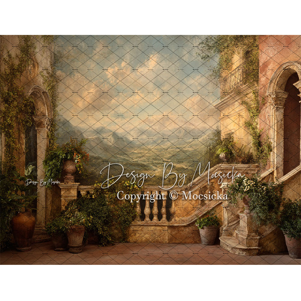 Photography Fine Art - Mocsicka Oil Painting Landscape Backdrop Photography