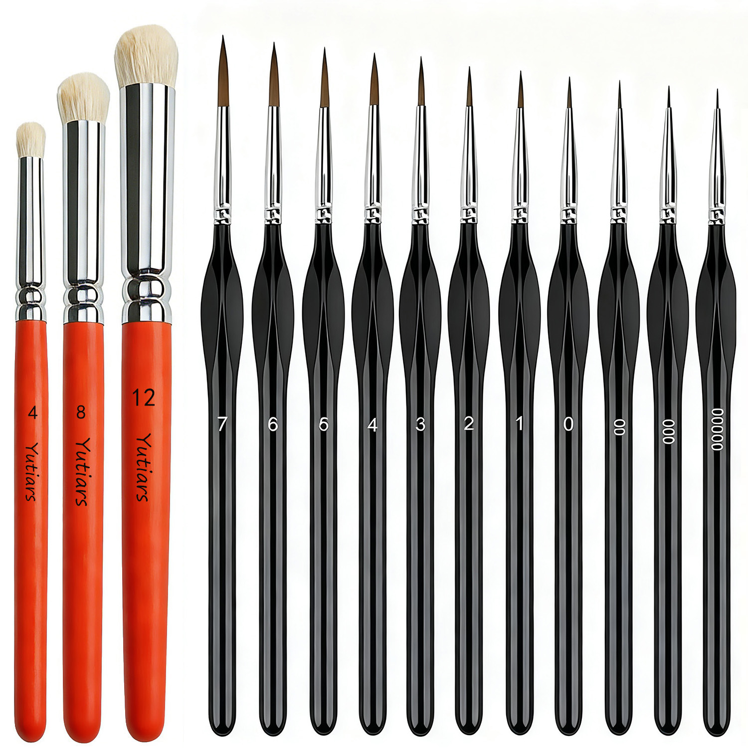 Photography Fine Art - 3/11/14Pcs Fine Micro Detail Paint Brushes
