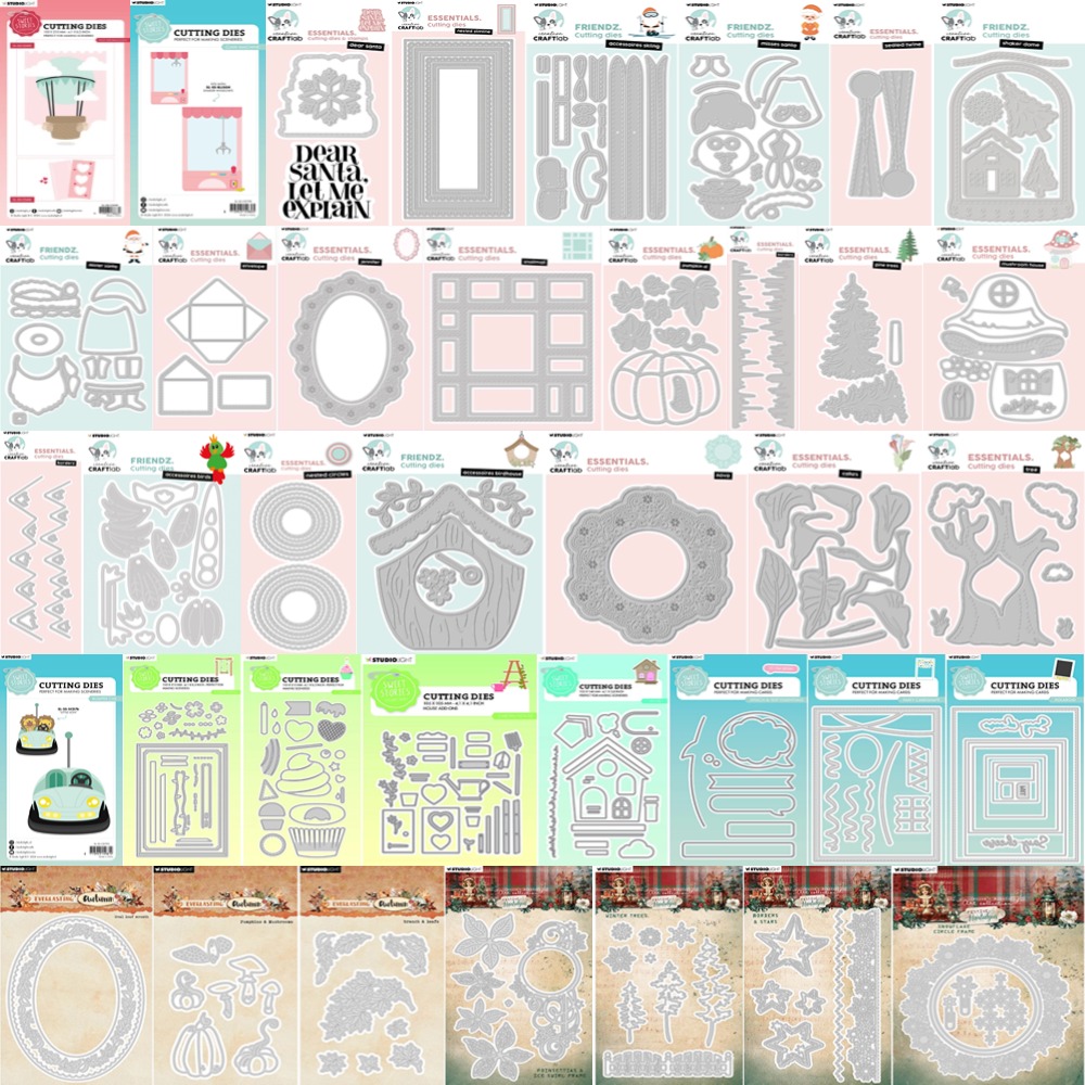 Photography Paper - Big Sale Christmas Metal Cut dies