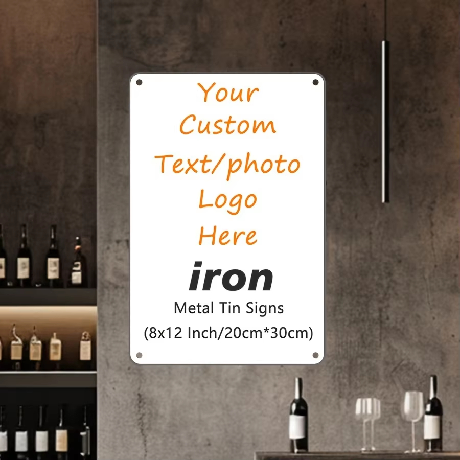 Photography Triangle - Personalized Custom Metal Tin Sign 20x30cm,