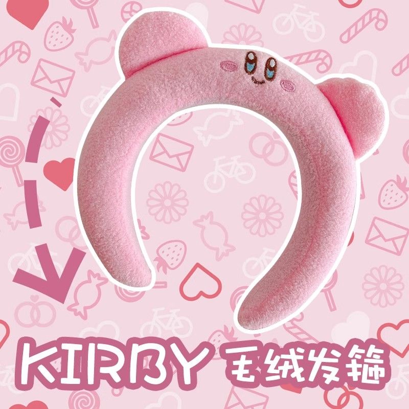 Photography Triangle - Lovely Pink Kirby Plush Hair Hoop