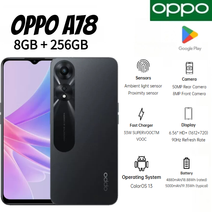 Photography Sim - 2026 Newest OPPO A78 Global Edition