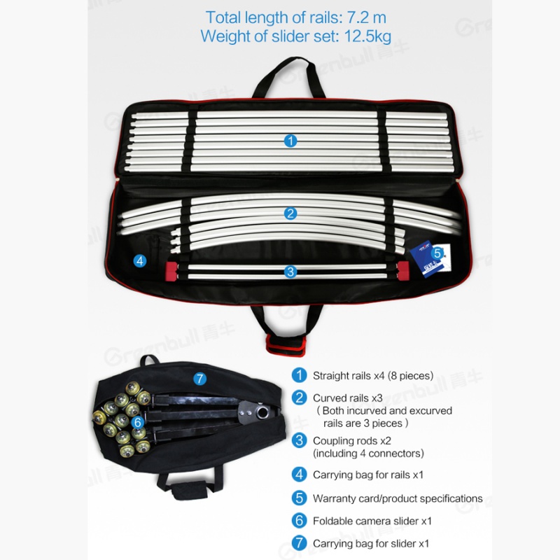 GreenBull Portable Camera Slid - Camera Slider Rail ulasan dan harga