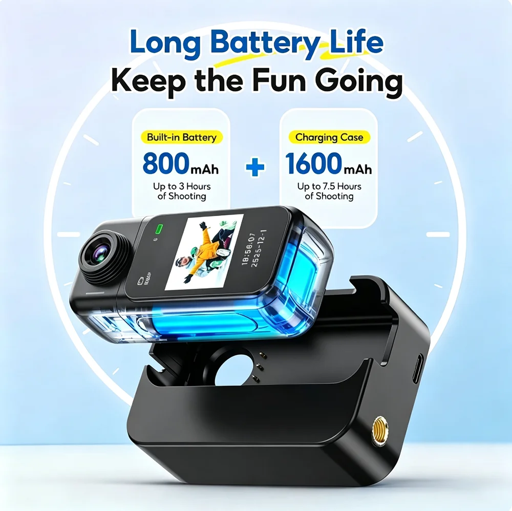 4K/1080P Mini WiFi Body Vlog C - Photography Blog ulasan dan harga