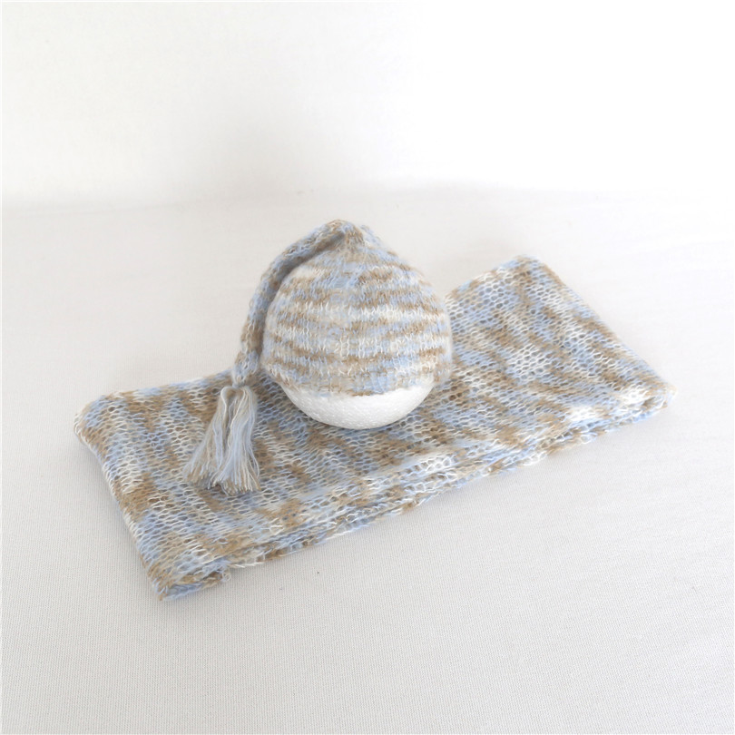 Knit Jersey Wrap And Hat Sets  - Photography Outfit ulasan dan harga