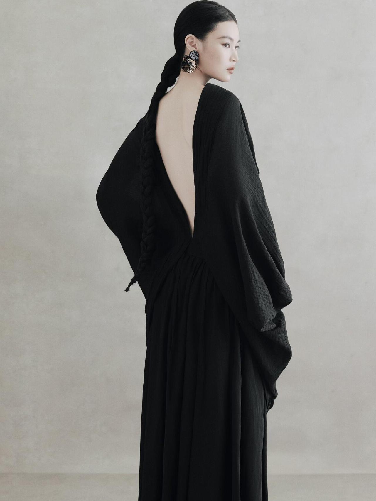 Black Backless Dress Women's R - Photography Zen ulasan dan harga