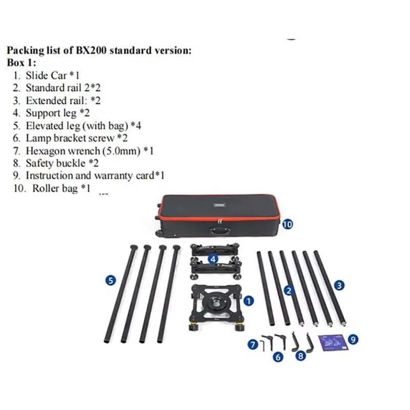 Greenbull BX200 Portable Camer - Camera Slider Rail ulasan dan harga