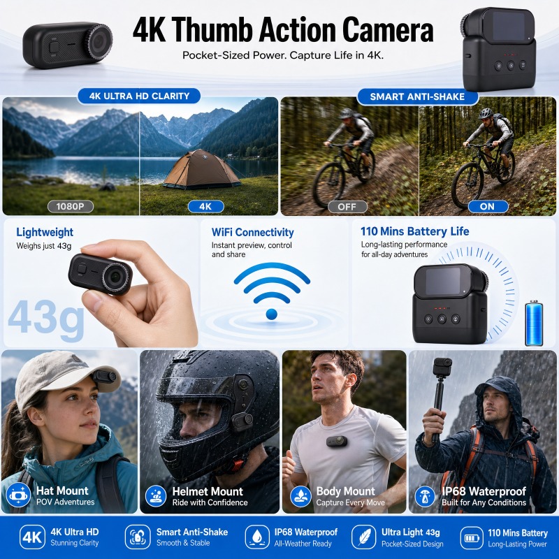 APEX Action 4K Camera  Mini PO - Photography Blog ulasan dan harga