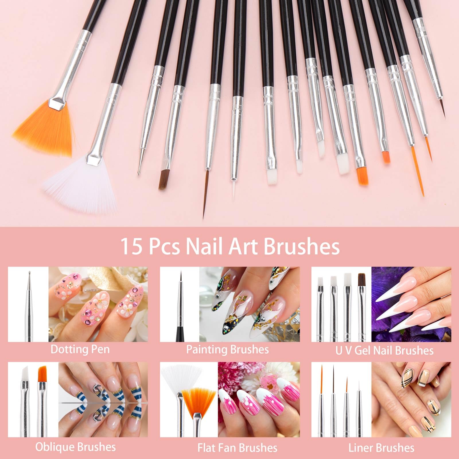 LINMANDA 5/36 Pcs Nail Art Des - Photography Fine Art ulasan dan harga