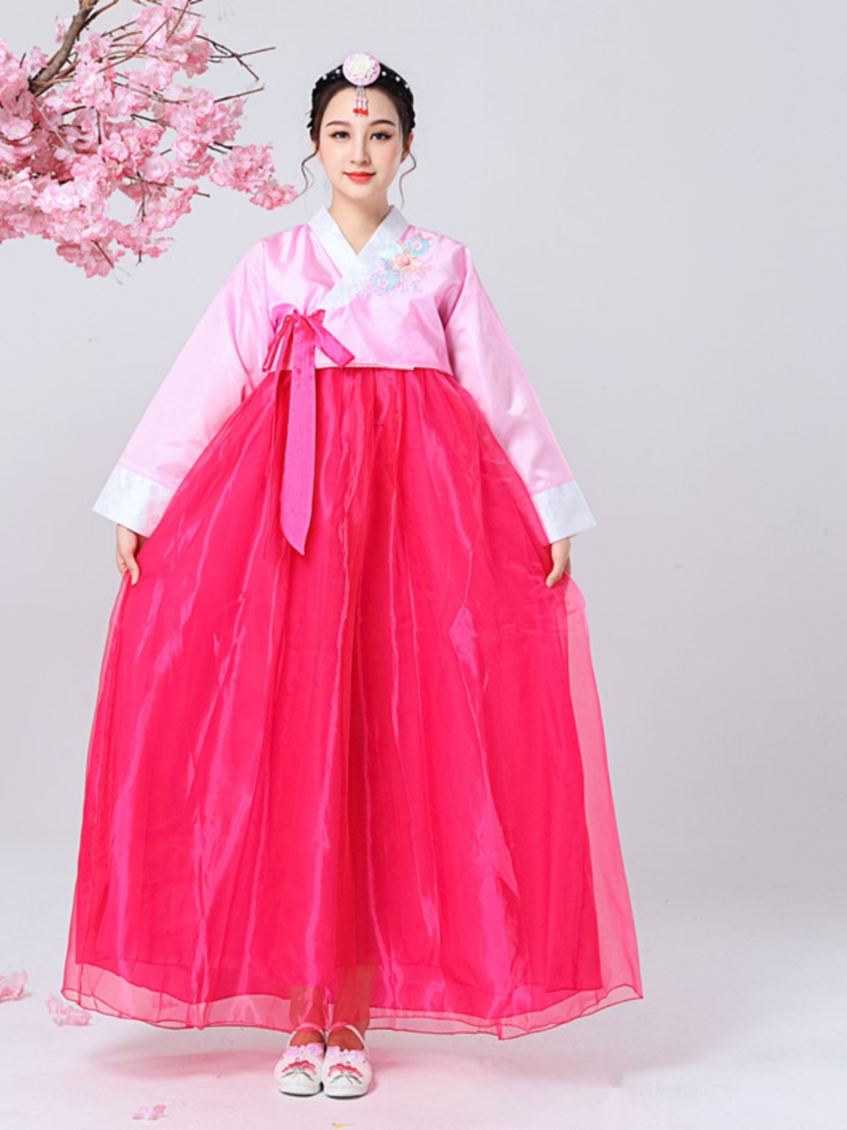 New Korean Court Women's Dance - Photography Outfit ulasan dan harga