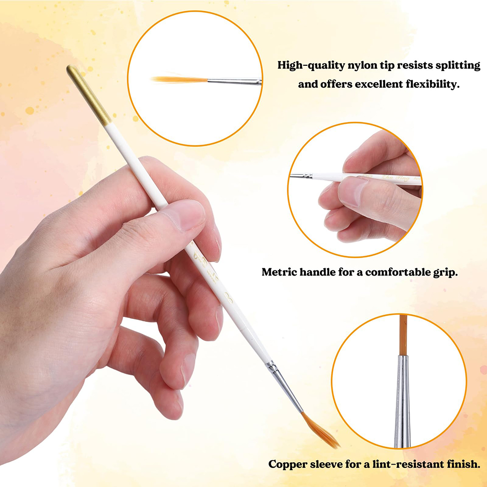6pcs/set Script Paint Brushes  - Photography Fine Art ulasan dan harga