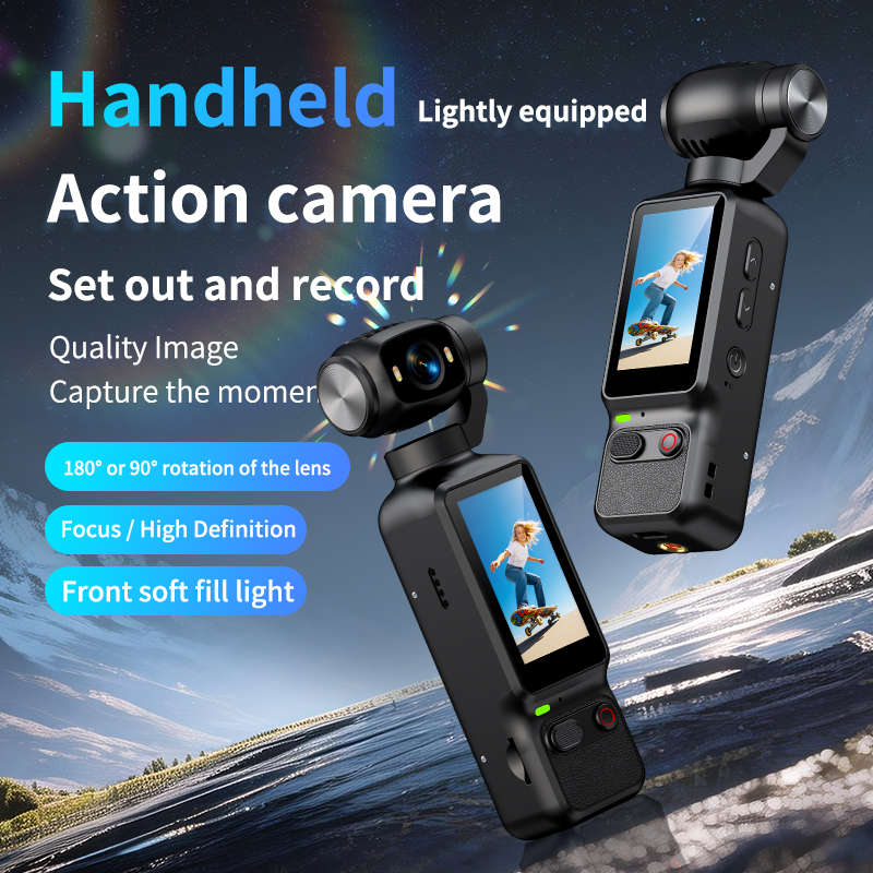 4K HD Handheld Pocket Vlog Cam - Photography Blog ulasan dan harga
