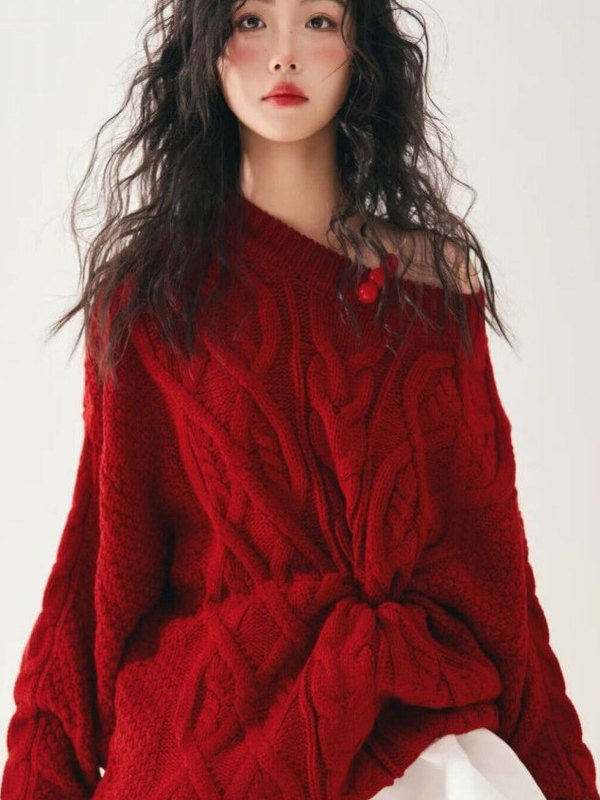 Red Sweater Girl Studio Art Ph - Photography Online ulasan dan harga