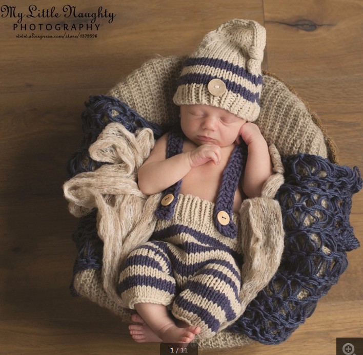 Baby Photo Costume Clothes New - Photography Outfit ulasan dan harga