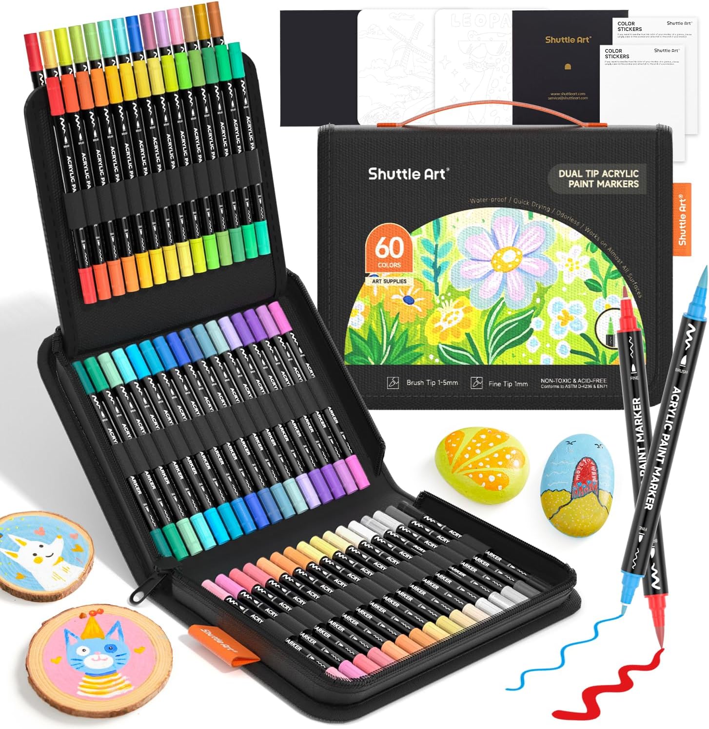 Shuttle Art 60 Colors Dual Tip - Photography Fine Art ulasan dan harga