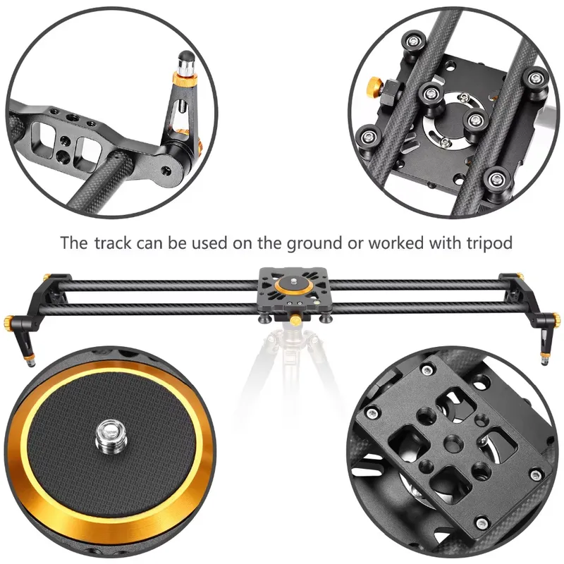 Neewer 39.4 Inches/100 Cm Carb - Camera Slider Rail ulasan dan harga