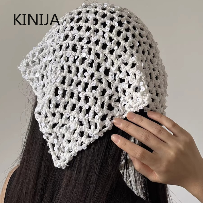 Ins Style Sequined Hollow Knit - Photography Triangle ulasan dan harga