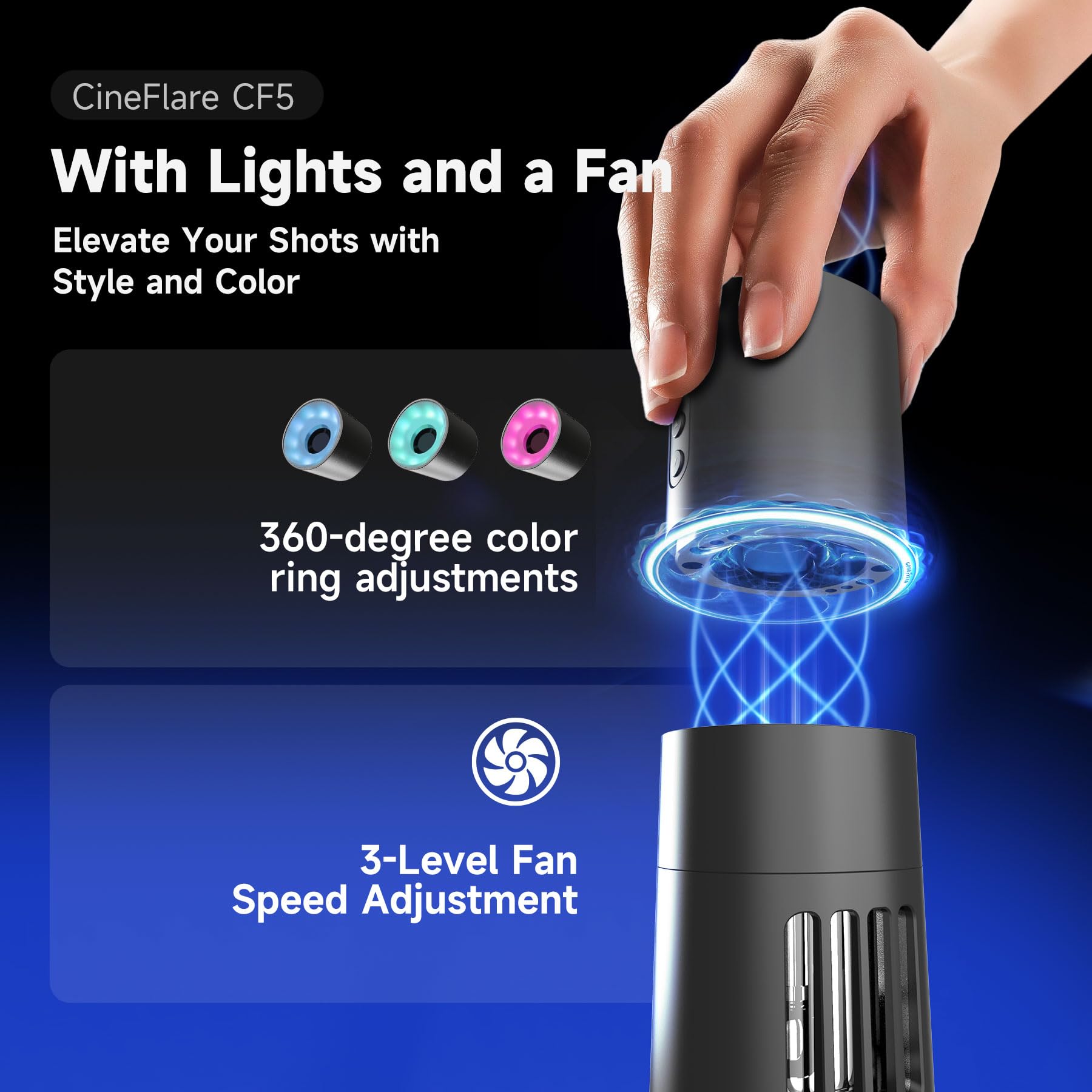 COLBOR CF5 40W RGB Portable Ha - Photography Treatment ulasan dan harga