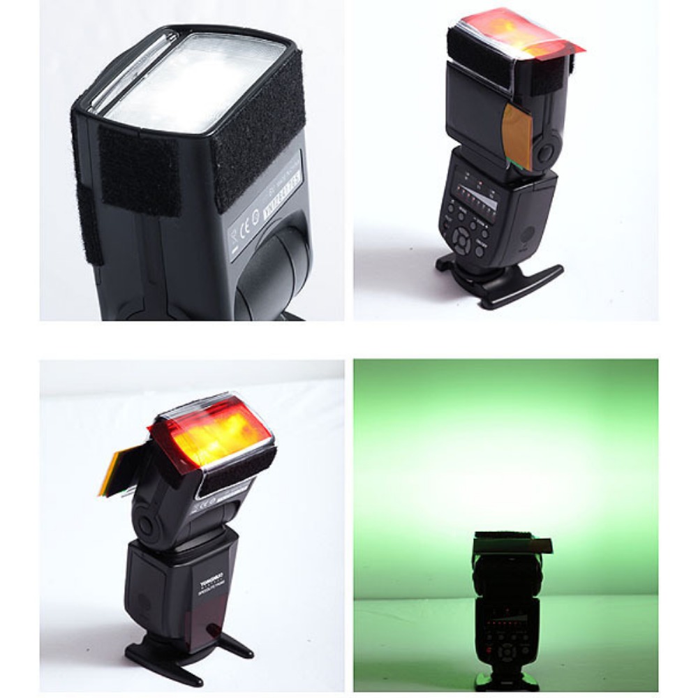 12 Colors Camera Flash Gels Li - Photography Treatment ulasan dan harga