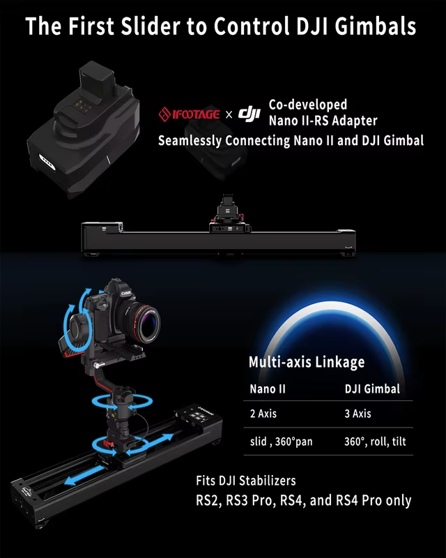IFOOTAGE Shark Slider Nano II  - Camera Slider Rail ulasan dan harga