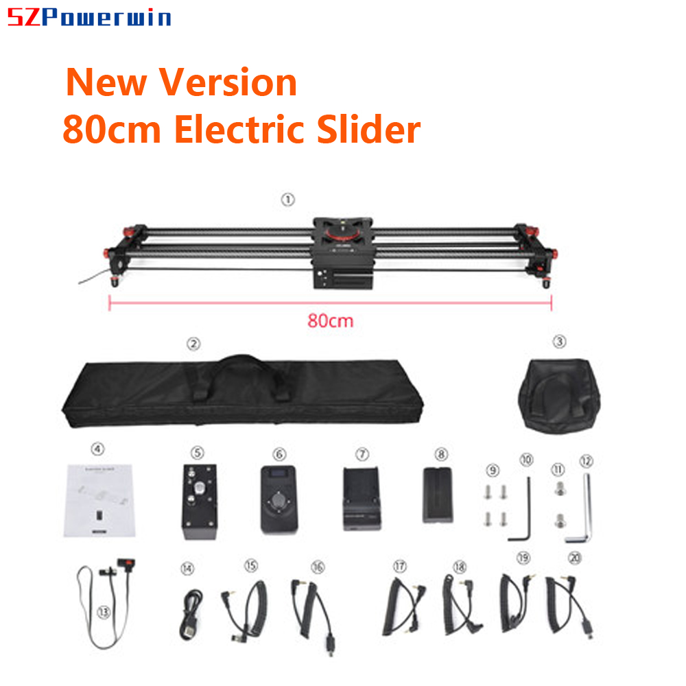 SZPowerwin 80CM Professional E - Camera Slider Rail ulasan dan harga