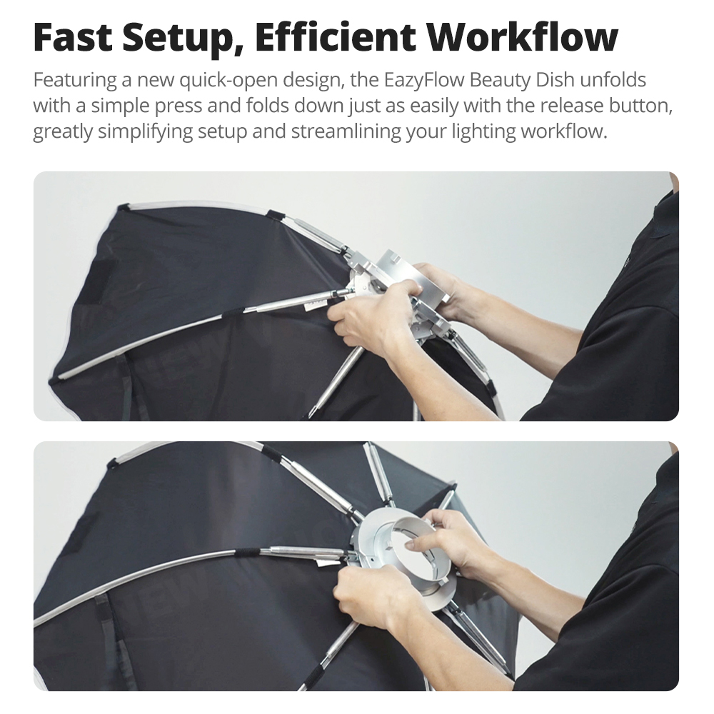 New Godox EazyFlow Beauty Dish - Photography Treatment ulasan dan harga