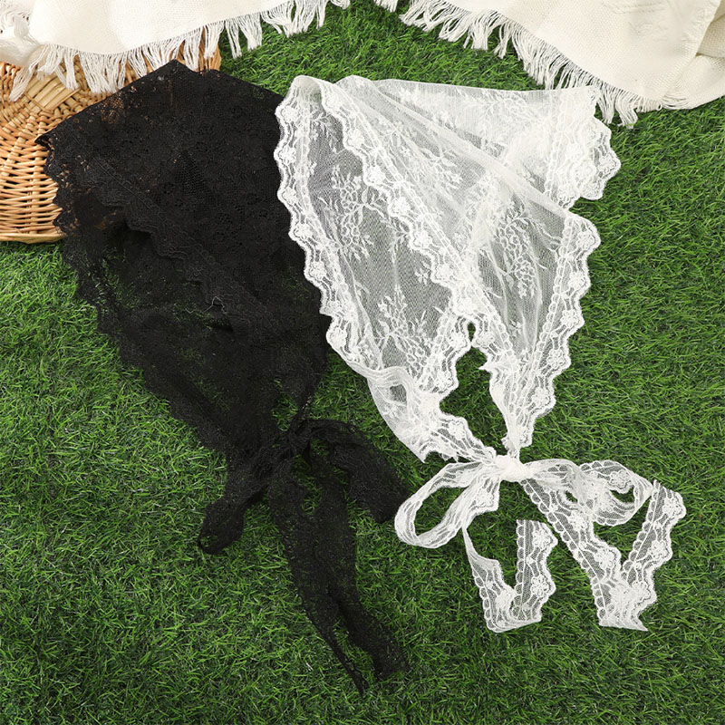 New 1Pc Triangle Lace Scarf Wh - Photography Triangle ulasan dan harga