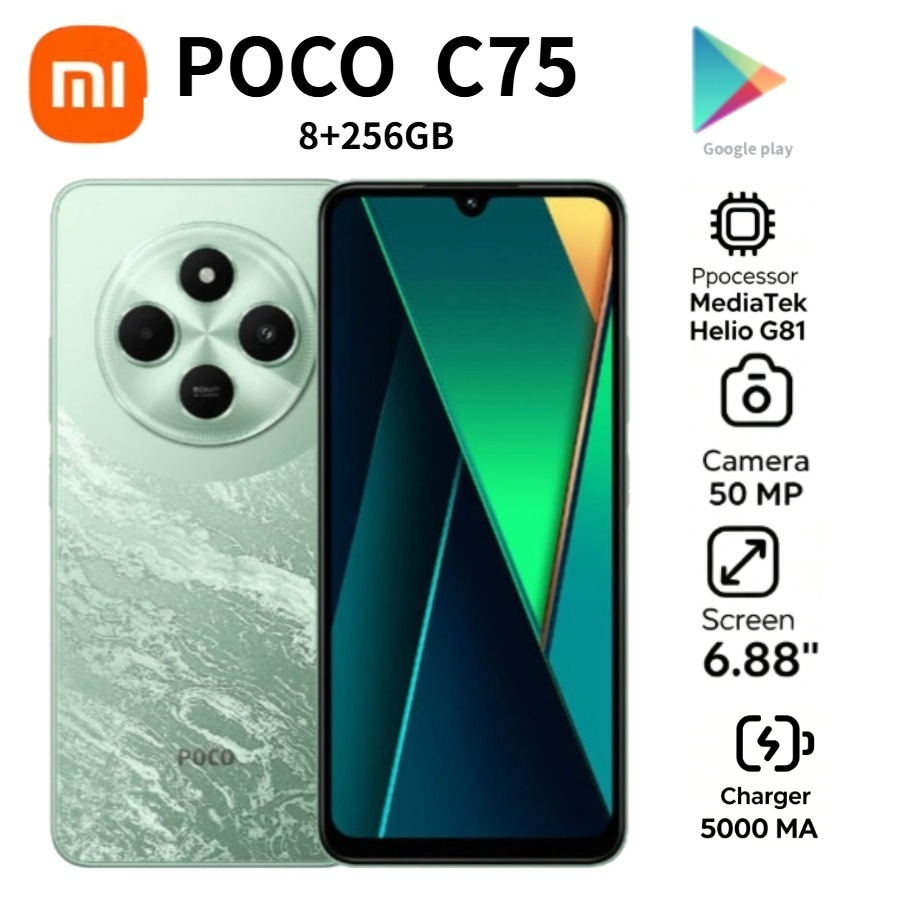 2026 new POCO C75 Global Andro - Photography Sim ulasan dan harga