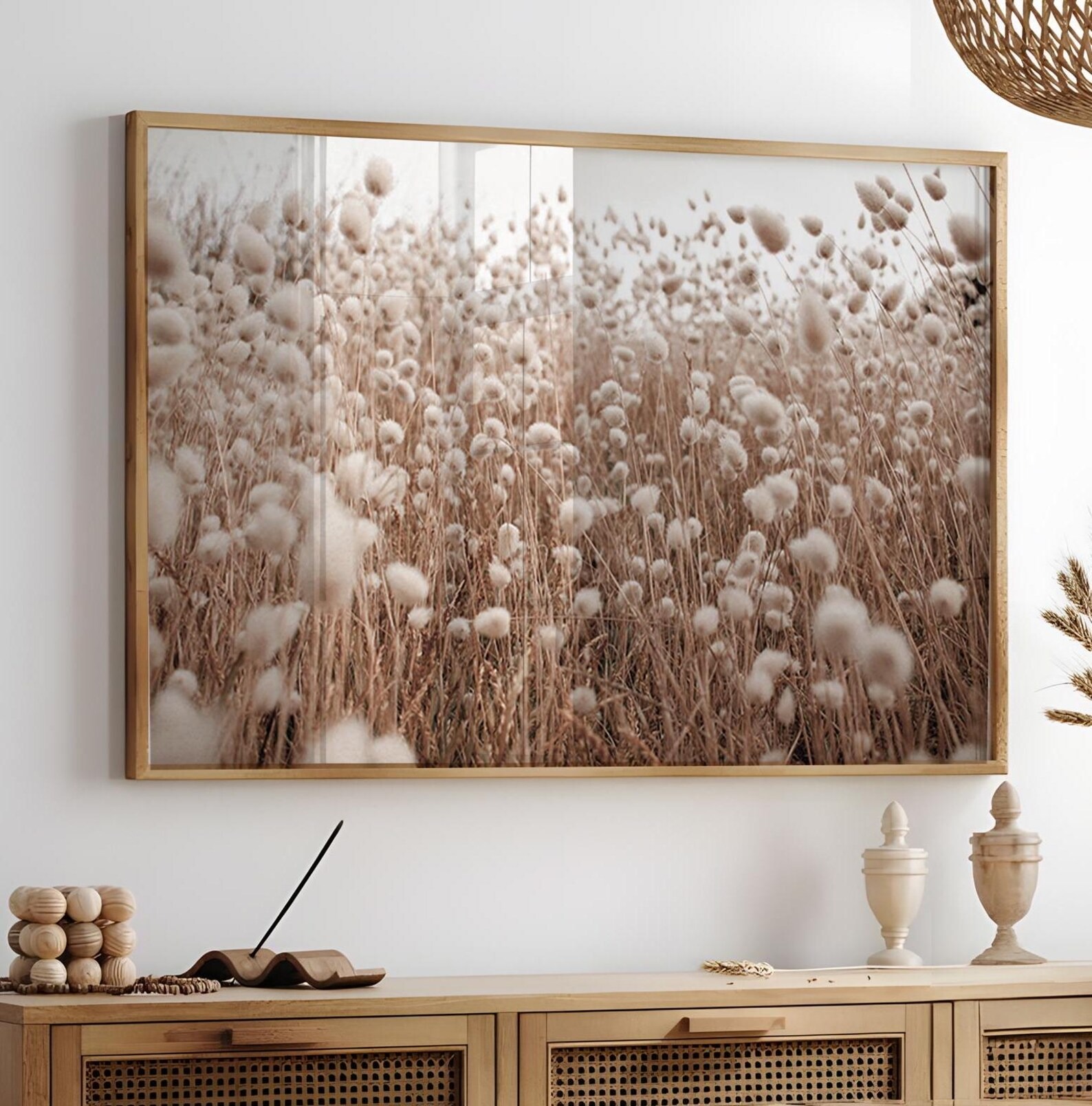 Wildflower Print, Neutral Bota - Photography Fine Art ulasan dan harga
