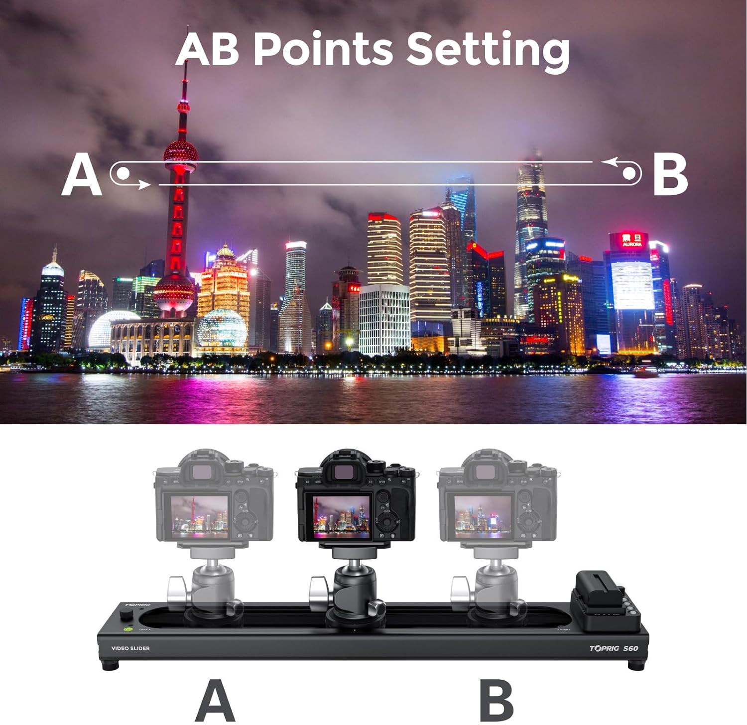 Accsoon Toprig S40 Motorized S - Camera Slider Rail ulasan dan harga