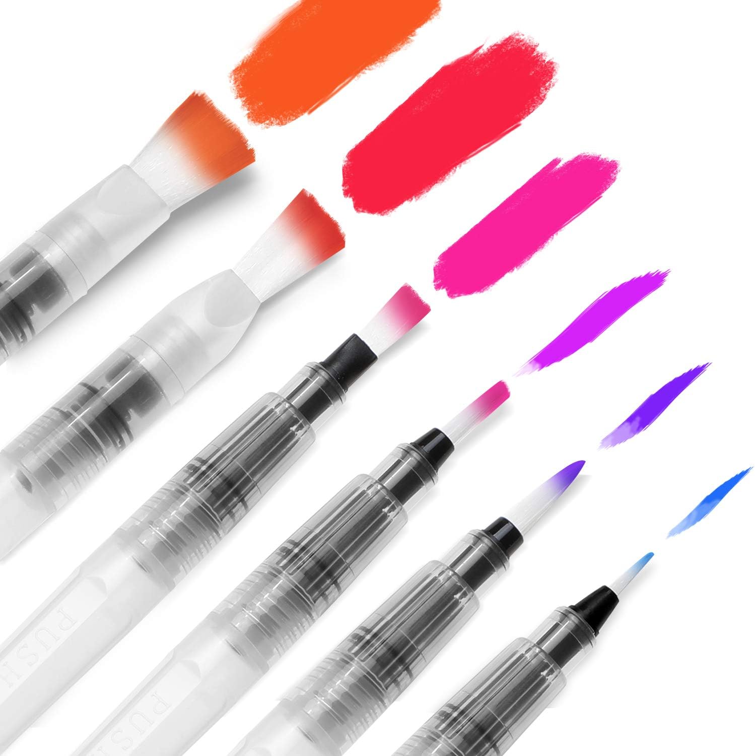 6/12/18pcs Water Color Brush P - Photography Fine Art ulasan dan harga