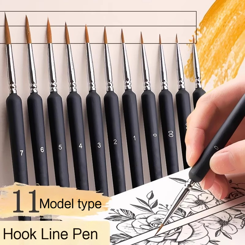 4/5/8/10/11Pcs Borrence Brush  - Photography Fine Art ulasan dan harga