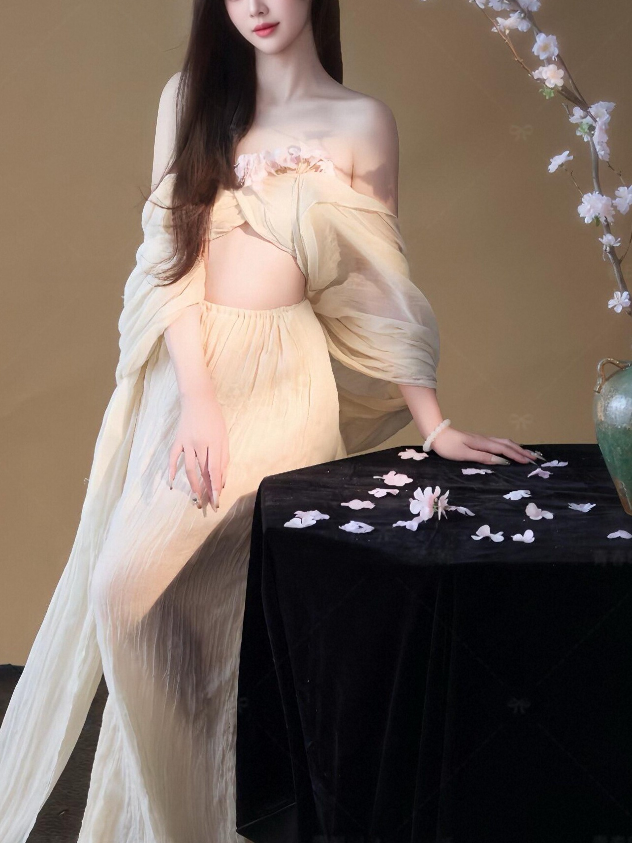 Retro Style Long Dress Chinese - Photography Zen ulasan dan harga