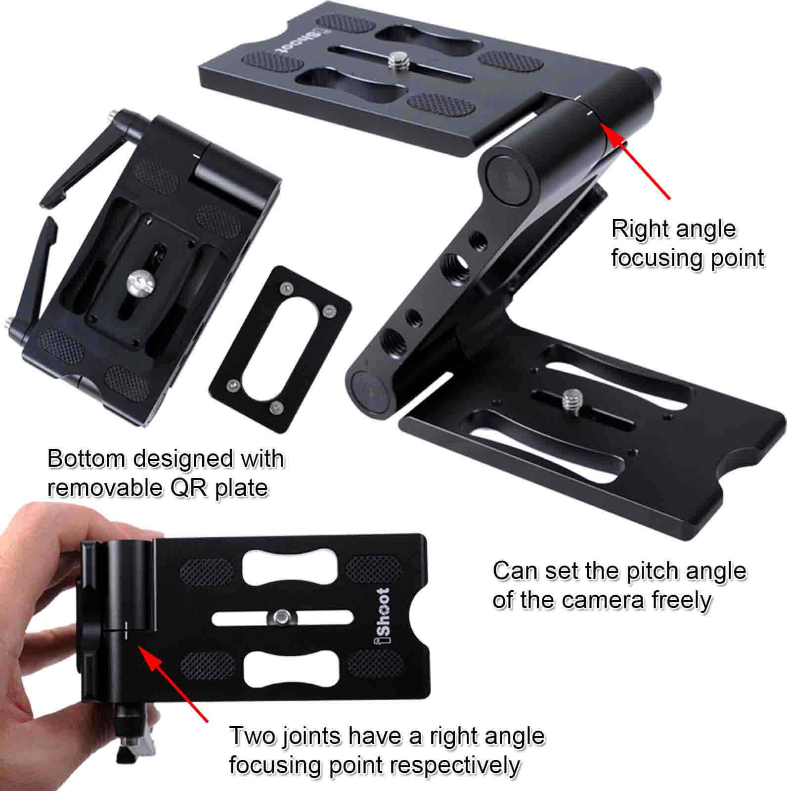 iShoot Z Flex Tilt Head Foldin - Camera Slider Rail ulasan dan harga