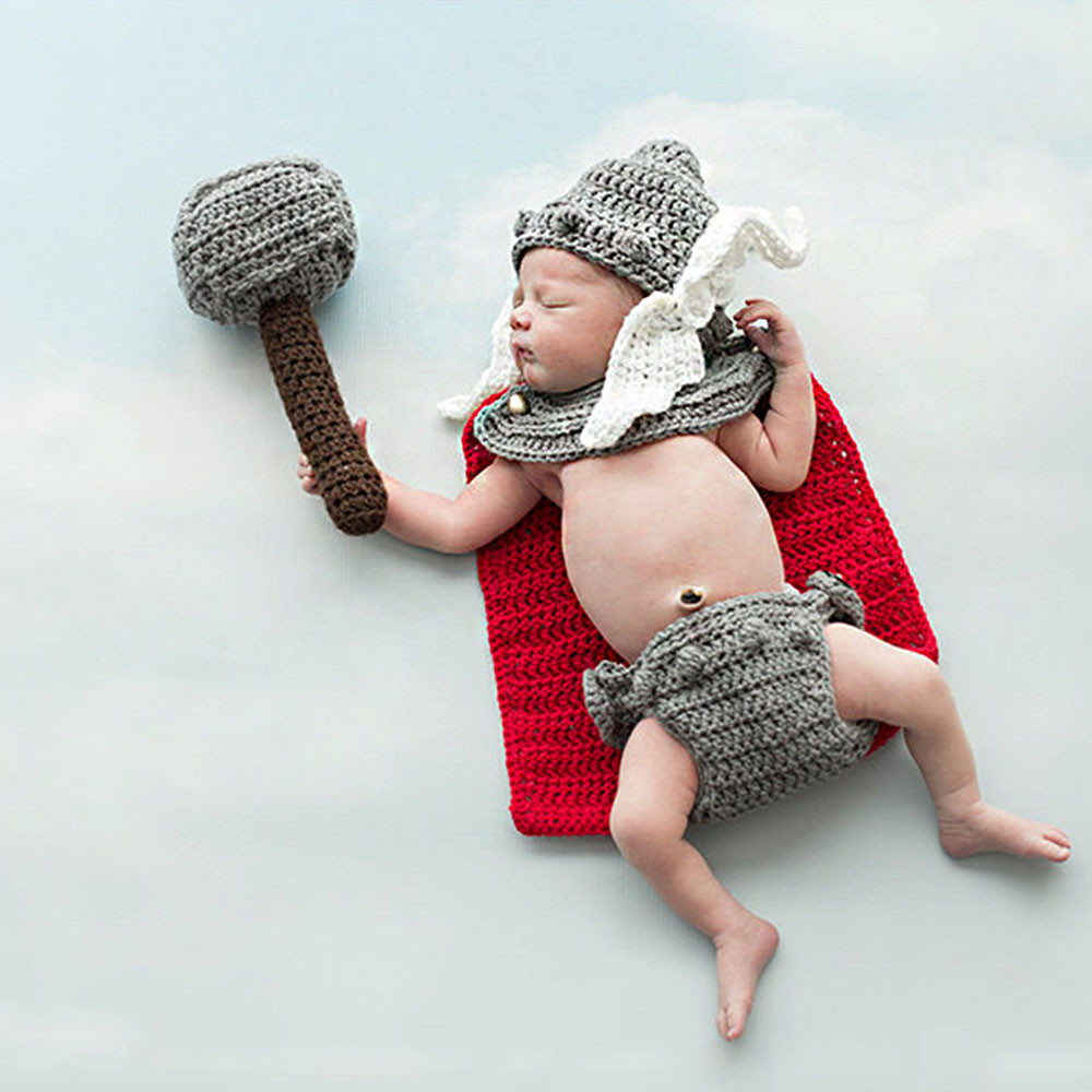 Newborn Photography Props Thor - Photography Outfit ulasan dan harga